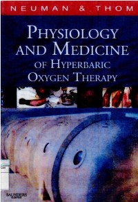 Physiology And Medicine of Hyperbaric Oxygen Therapy