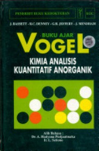 buku ajar vogel kimia analis kuantitatif anorganik