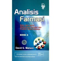 analis farmasi ( buku anjar untuk mahasiswa farmasi dan praktisi kimia farmasi ) edisi 2