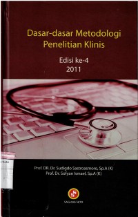 Dasar-dasar Metodologi Penelitian  Klinis