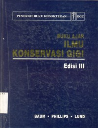 Buku Ajar Ilmu Konservasi Gigi