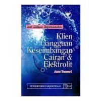 Klien Gangguan Keseimbangan Cairan & Elektrolit