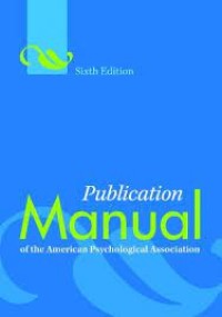 Publicaltion Manual : of the American Psichological Association