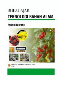 formulasi & teknologi bahan alam