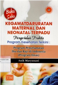 Buku Saku Kegawatdaruratan Maternal dan Neonatal Terpadu