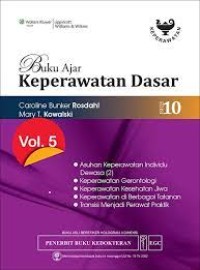 Buku Ajar Keperawatan Dasar  Vol.5