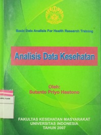 Analisis Data Kesehatan